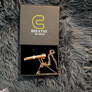 Breathe Anxiety reducing necklace/ breath control